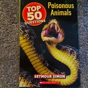 Poisonous Animals book- Seymour Simon